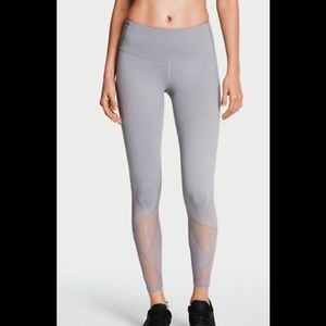 Victoria Secret Gray Mesh Leggings 